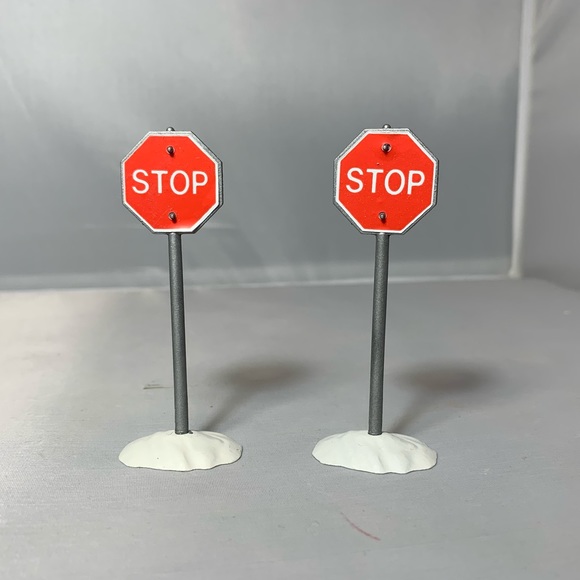 Department 56 | Holiday | Dept 56 Stop Signs | Poshmark